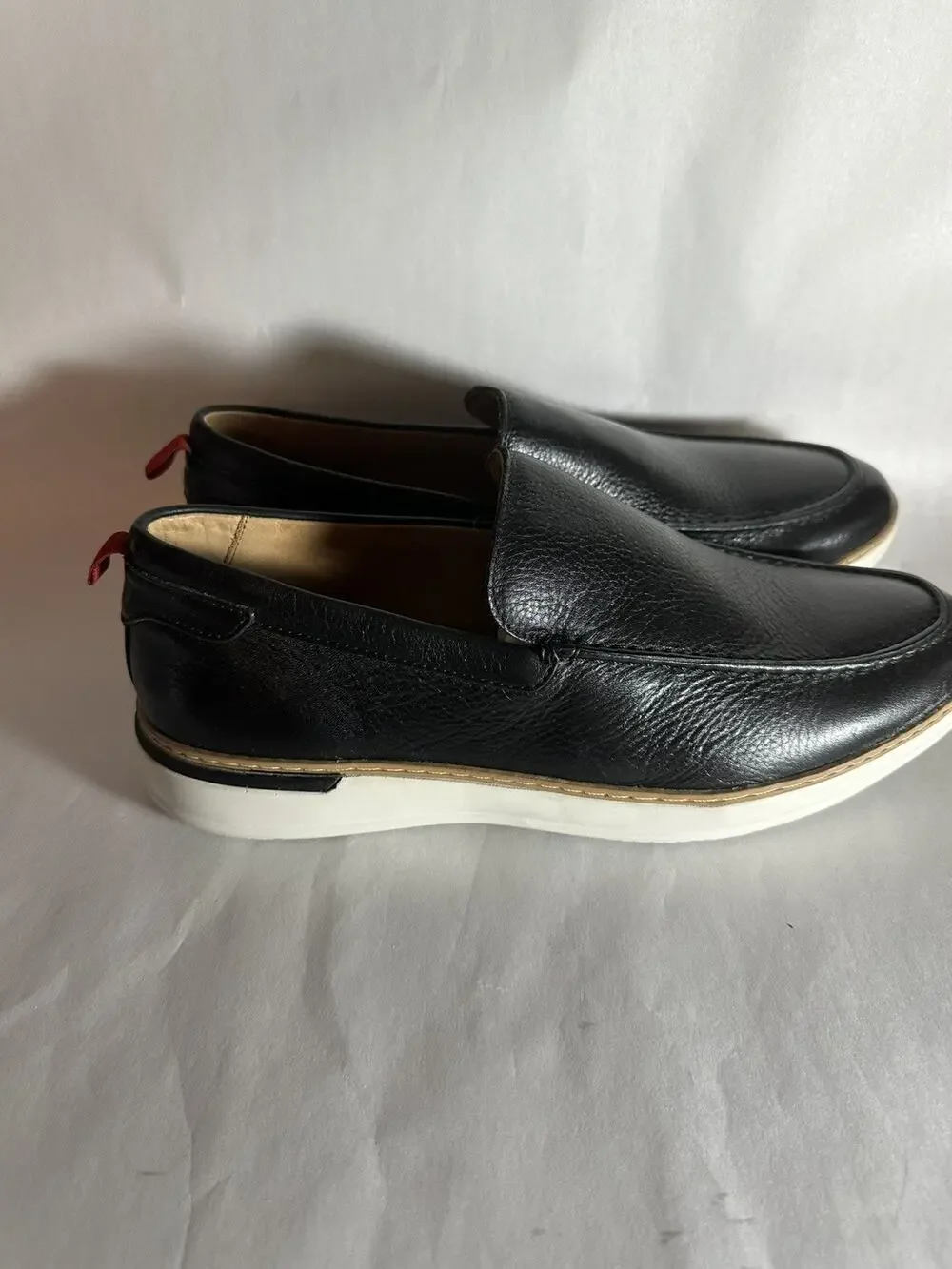 MARC JOSEPH NEW YORK Men's Black Leather Slip On Loafer 11.5 Casual Dressy